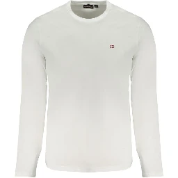 تي شيرت قطني أبيض