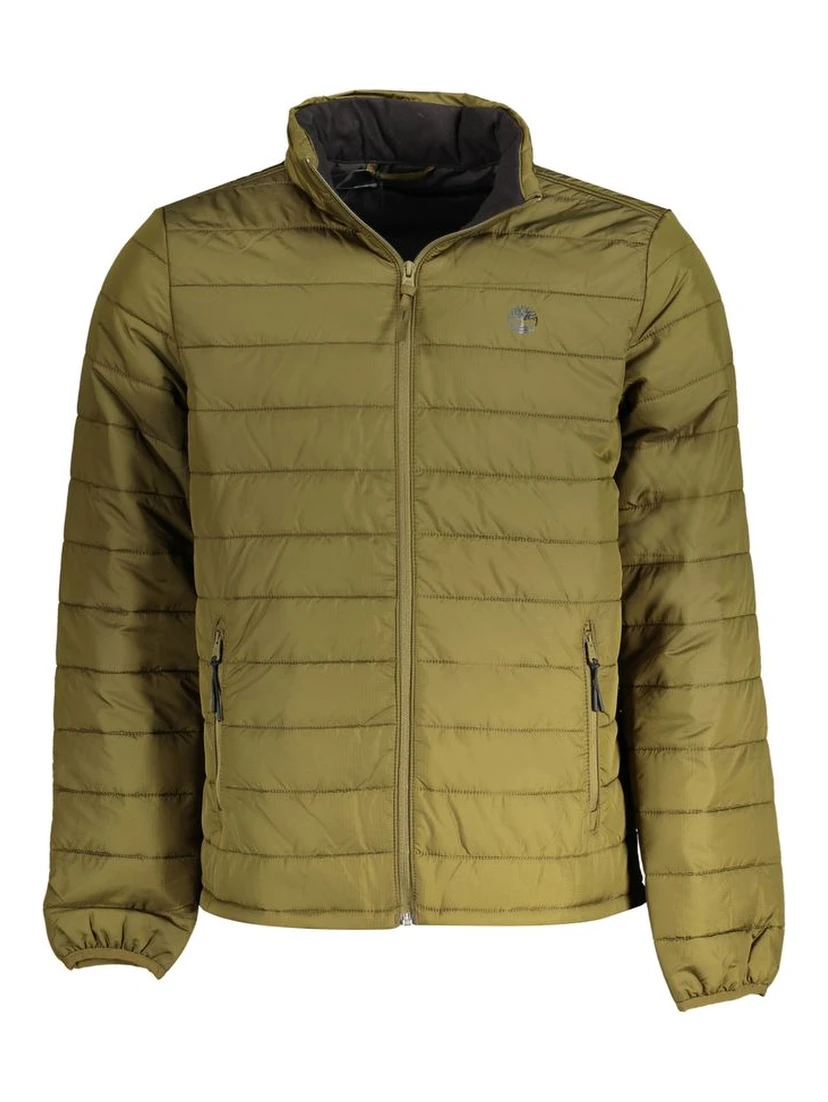 Green Polyester Jackets & Coat