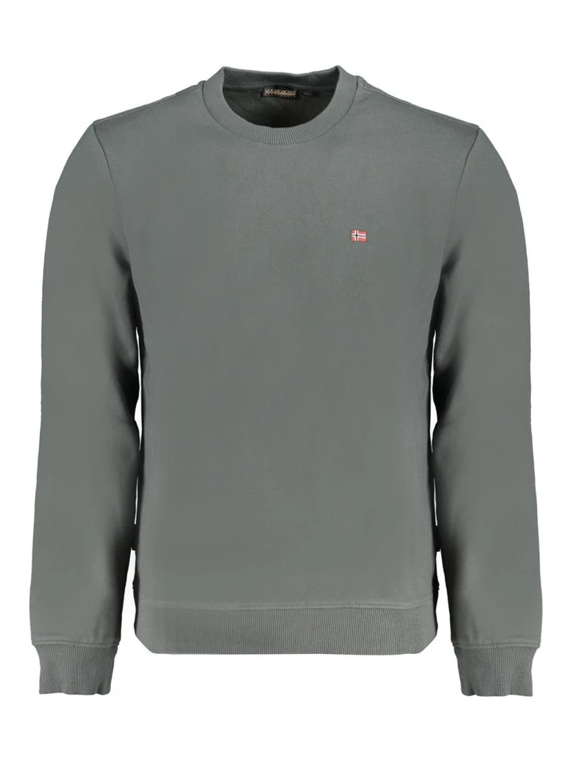 Green Cotton Sweatshirt