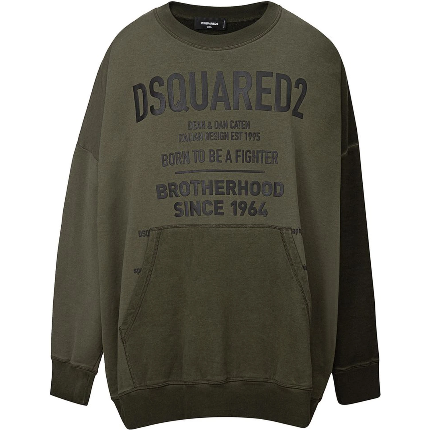Green Cotton Sweatshirt