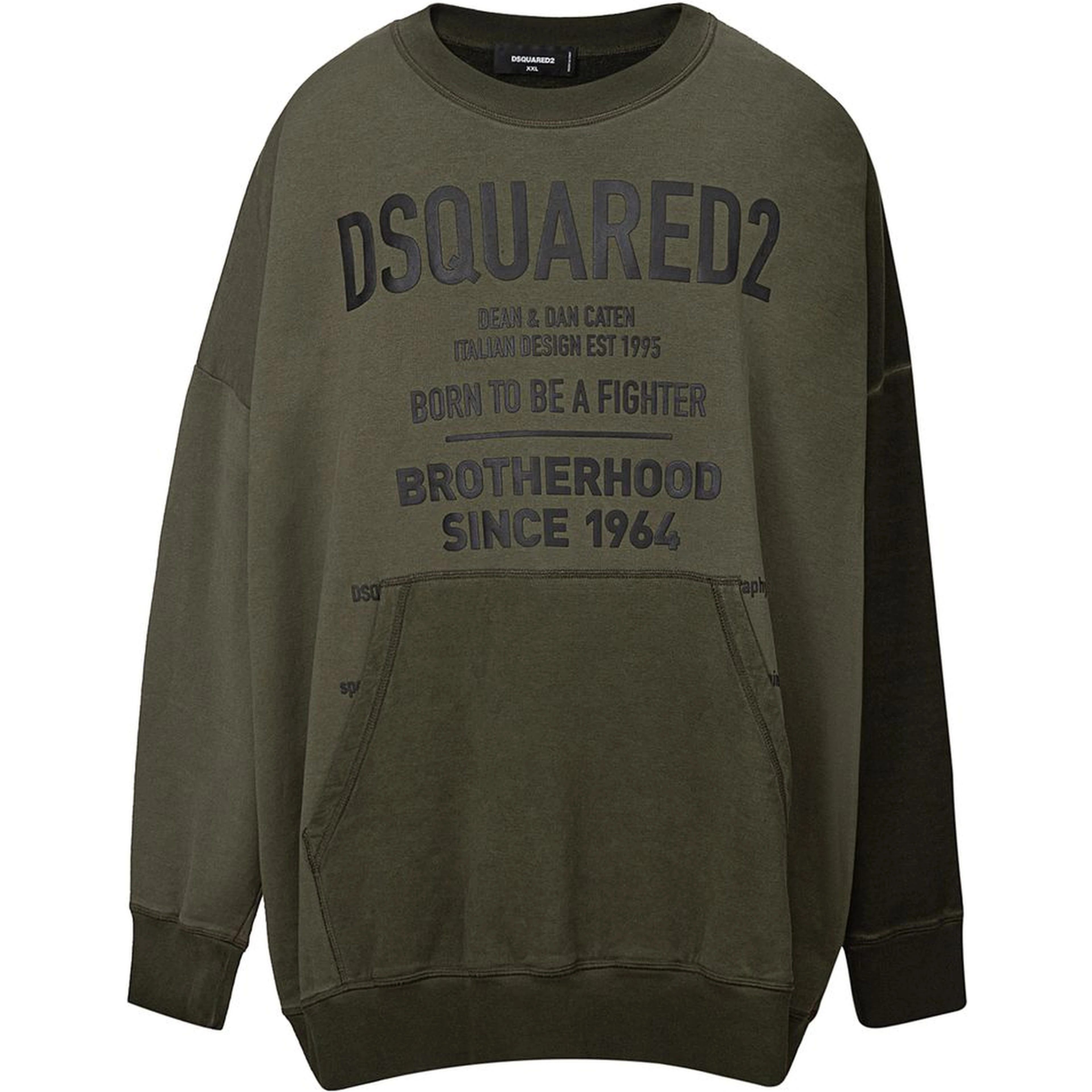 Green Cotton Sweatshirt