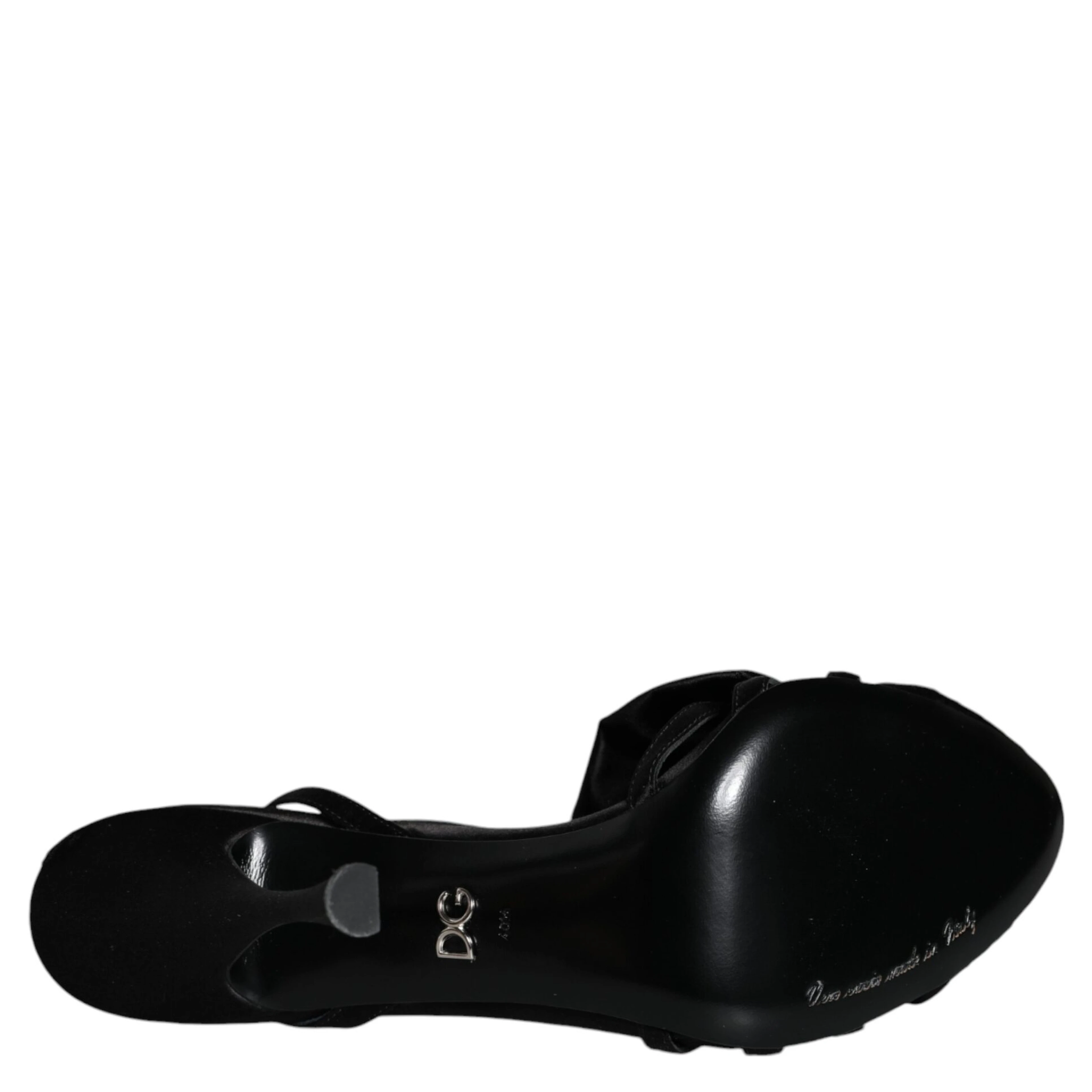 Black Crystal Ankle Strap Sandals Shoes