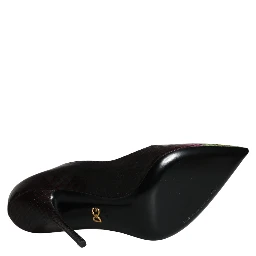 Multicolor Exotic Leather Heels Pumps Shoes
