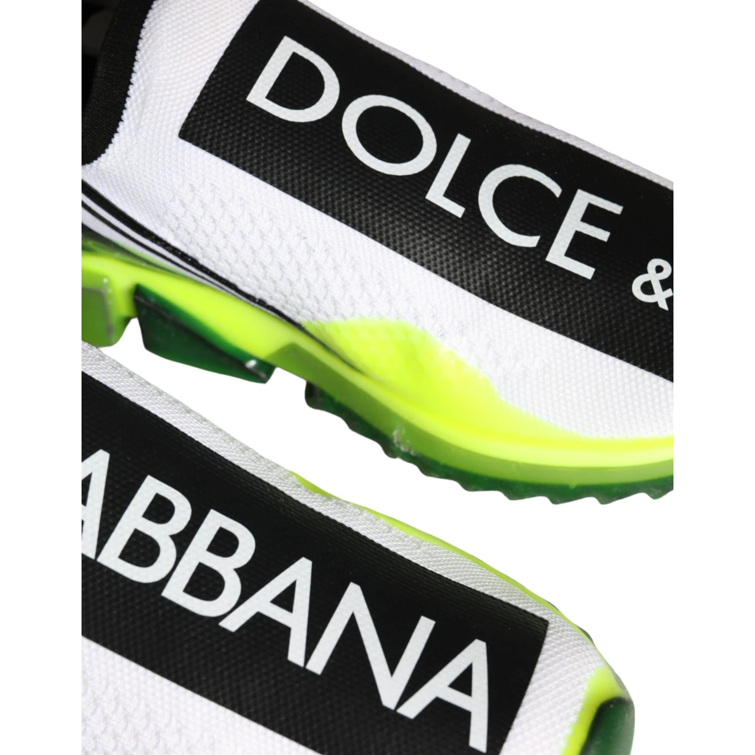 White Yellow Slip On Sorrento Sneakers Shoes