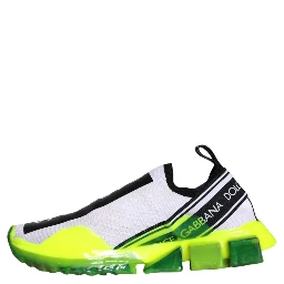 White Yellow Slip On Sorrento Sneakers Shoes