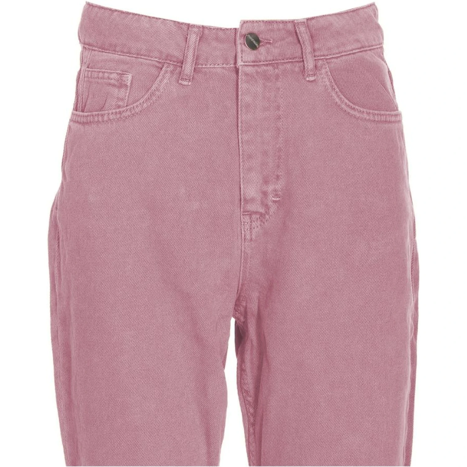 Pink Cotton Jeans & Pants