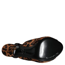 Brown Leopard Keira Slingback Sandals Shoes
