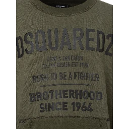 Green Cotton Sweatshirt
