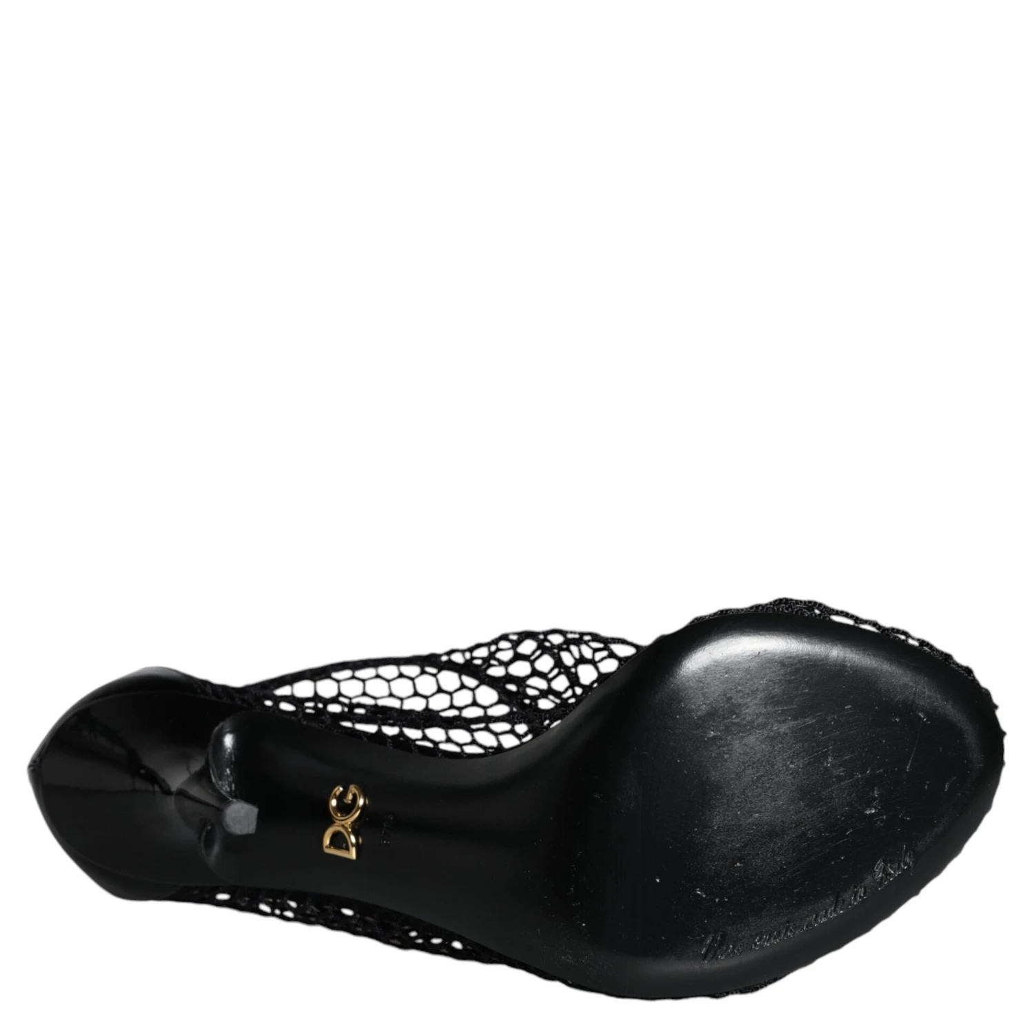Black Mesh Leather Heels Keira Sandals Shoes