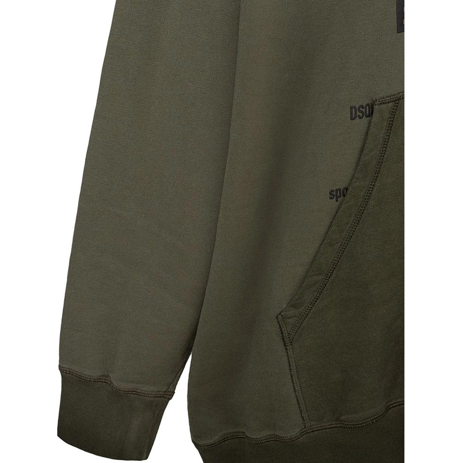 Green Cotton Sweatshirt