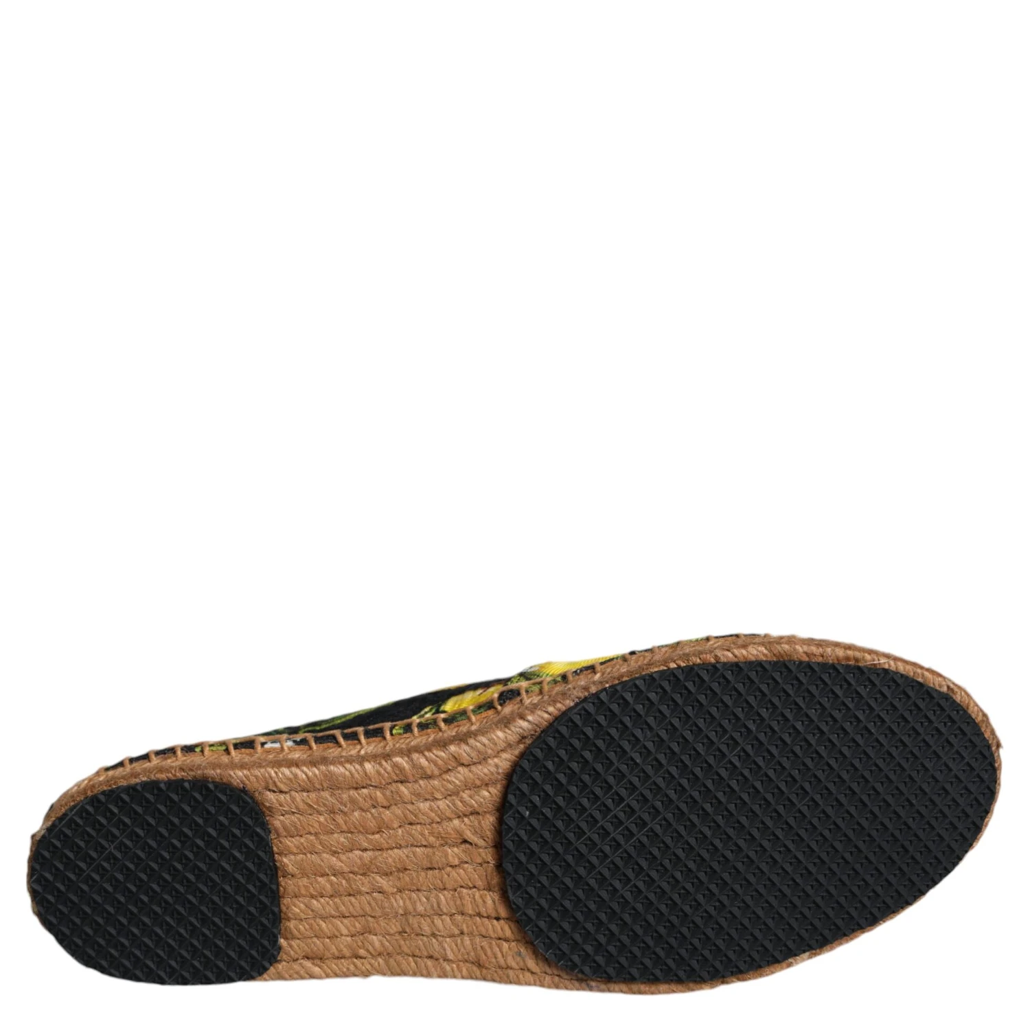 Multicolor Lemon Slip On Espadrilles Shoes