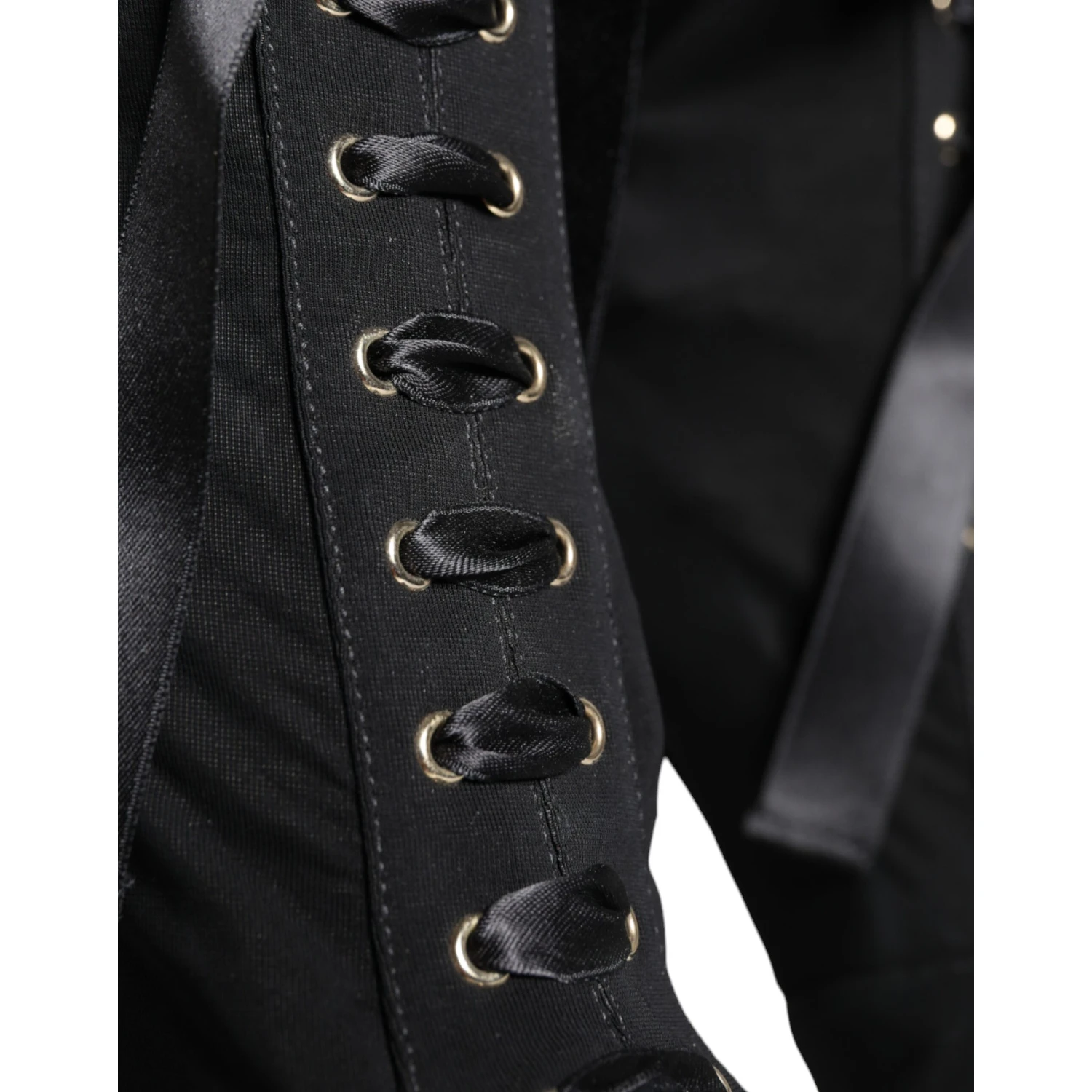 Black Jersey Stretch Ankle Booties Shoes