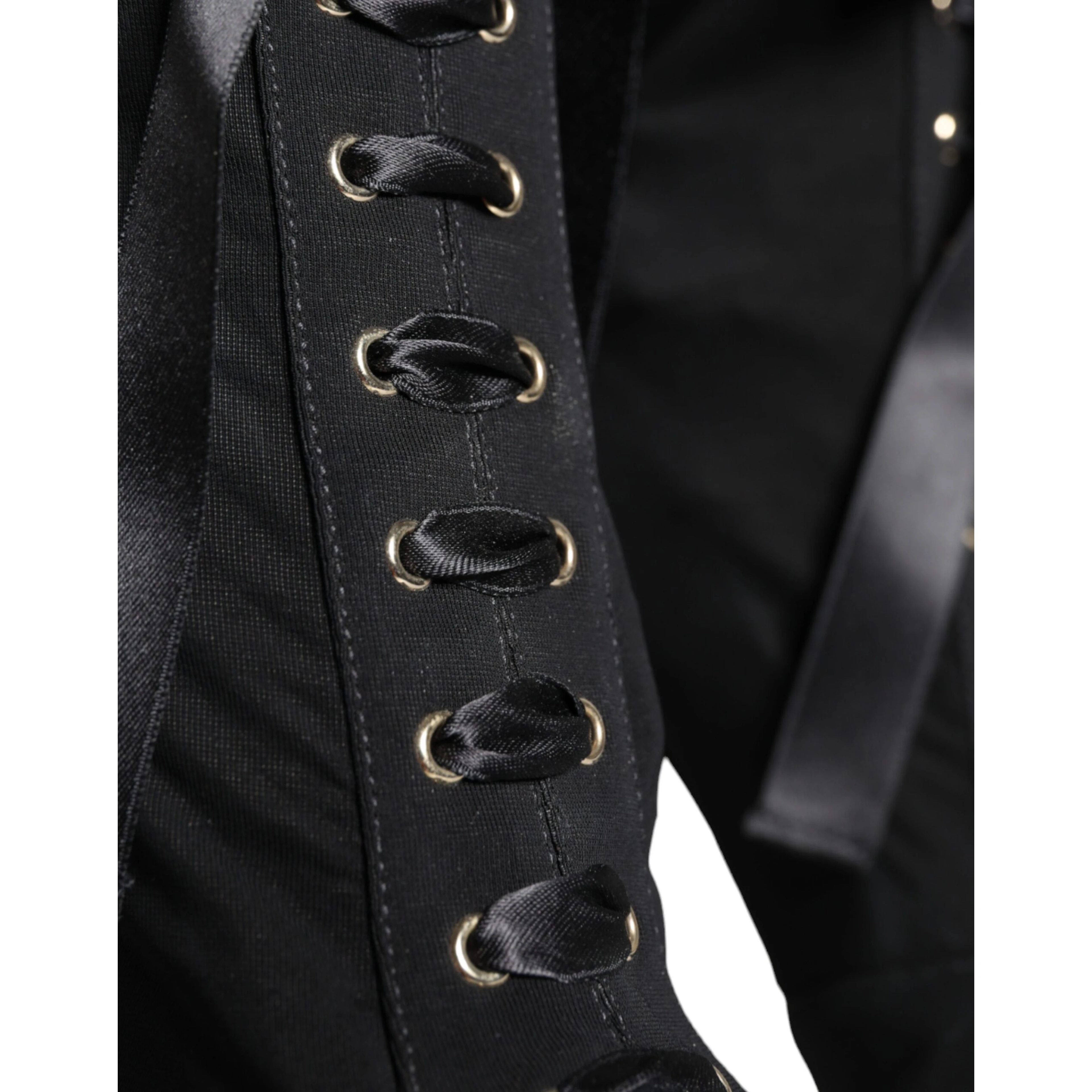 Black Jersey Stretch Ankle Booties Shoes
