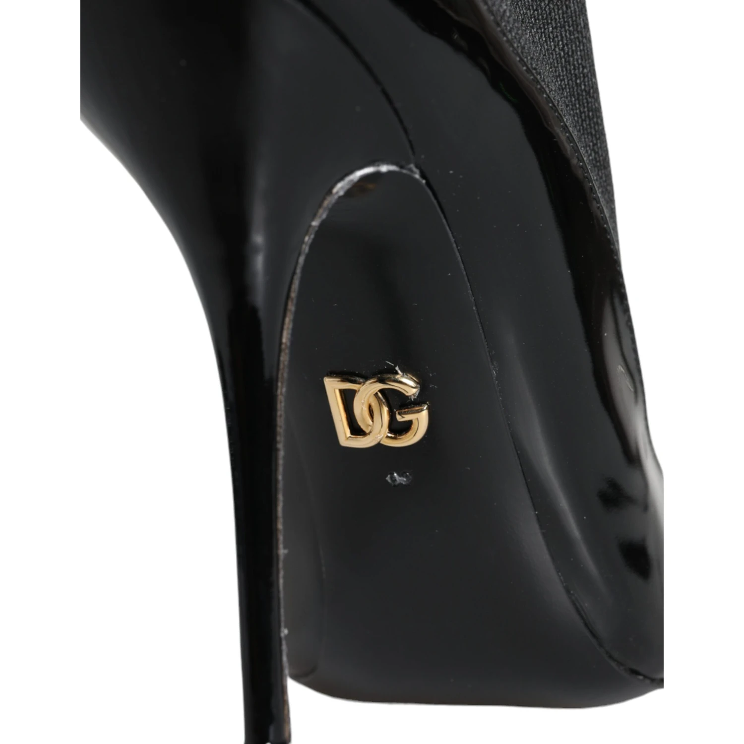 Black Leather Stilettos Booties Socks Shoes