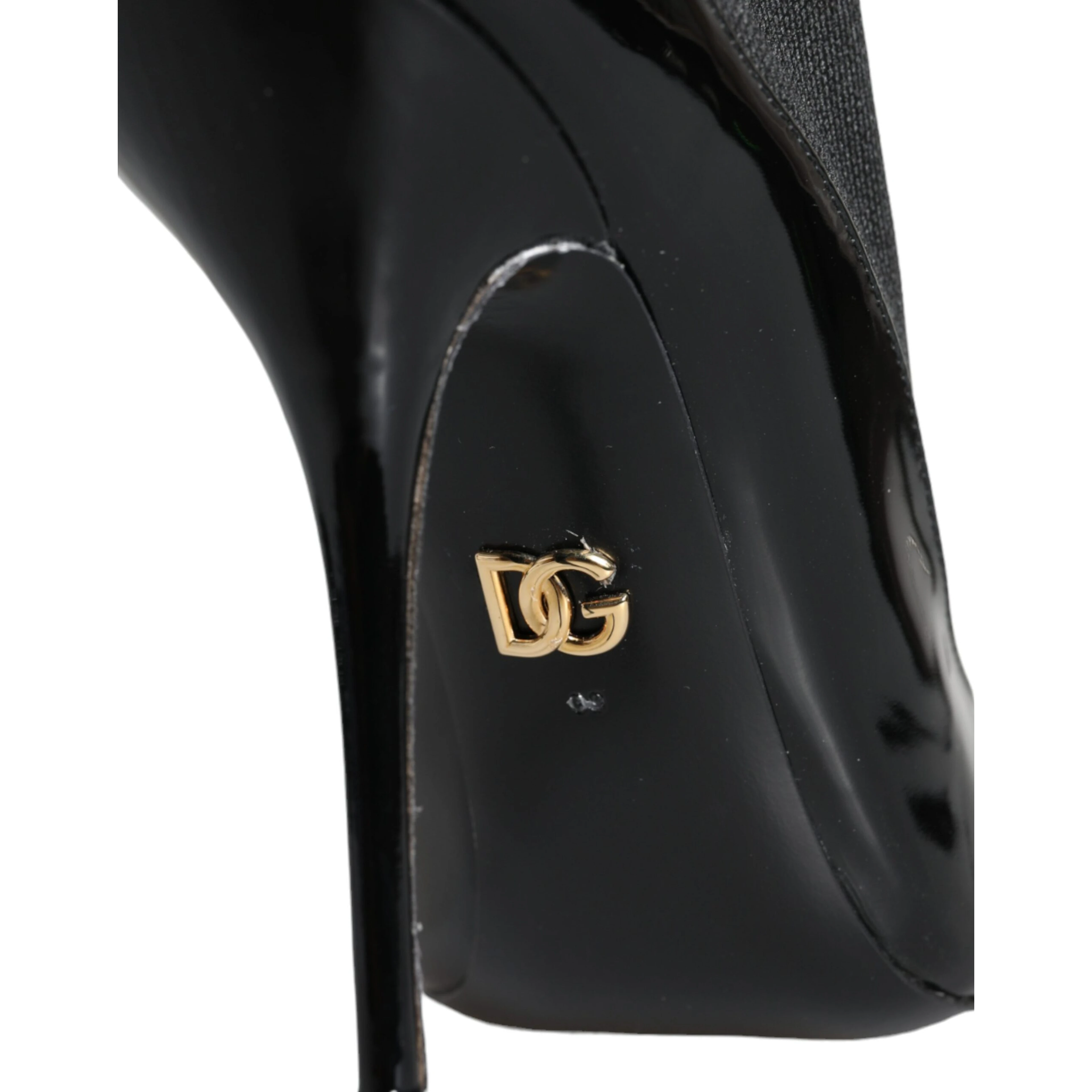 Black Leather Stilettos Booties Socks Shoes