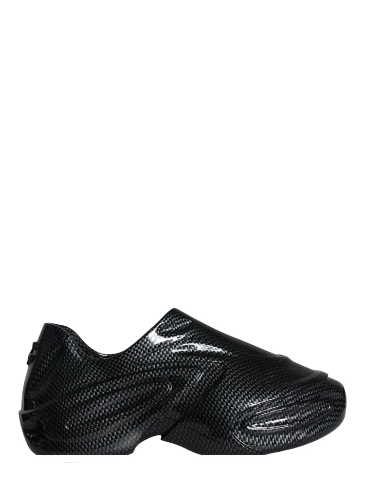 Black Foiled Rubber Toy Low Top Men Sneakers Shoes