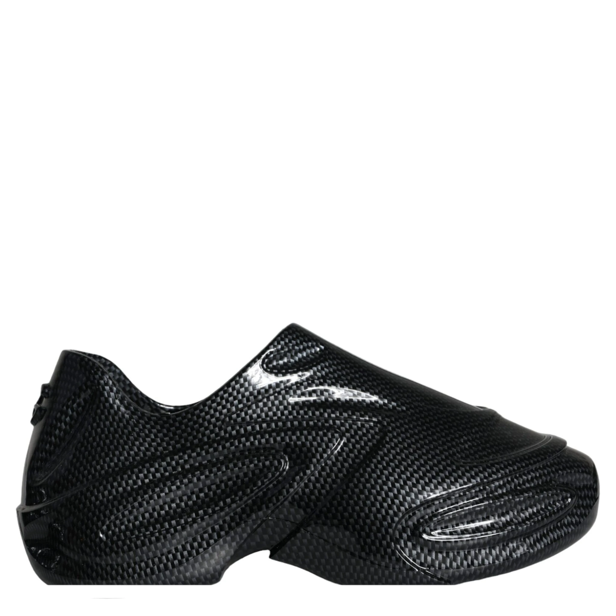 Black Foiled Rubber Toy Low Top Men Sneakers Shoes