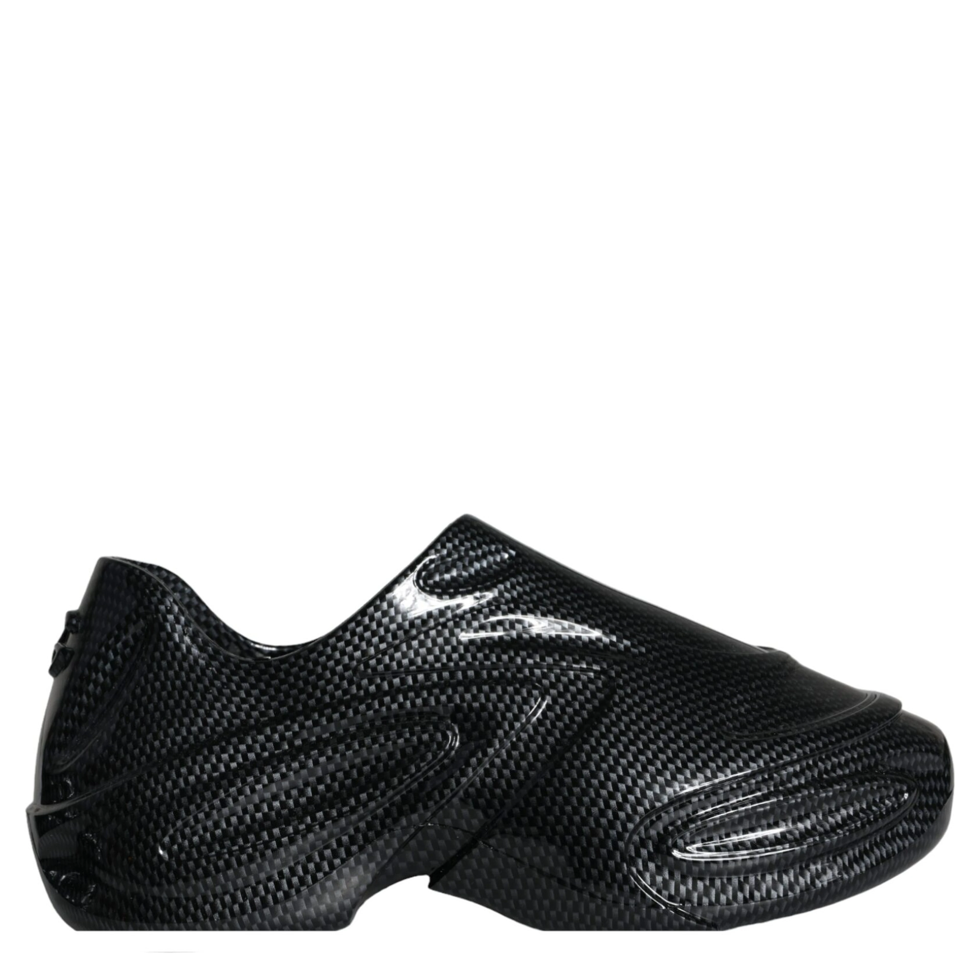 Black Foiled Rubber Toy Low Top Men Sneakers Shoes