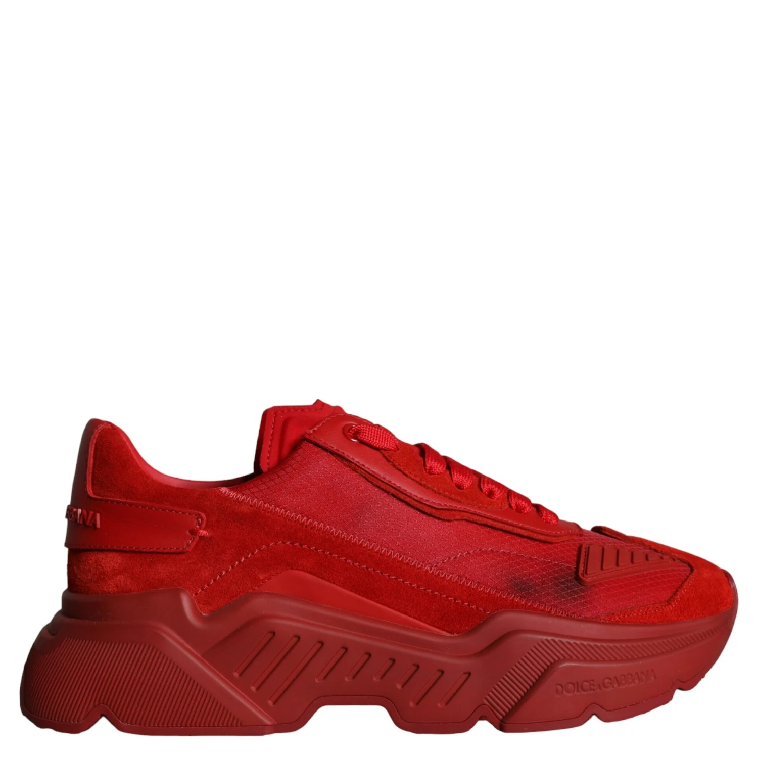 Red Leather Daymaster Low Top Sneakers Shoes