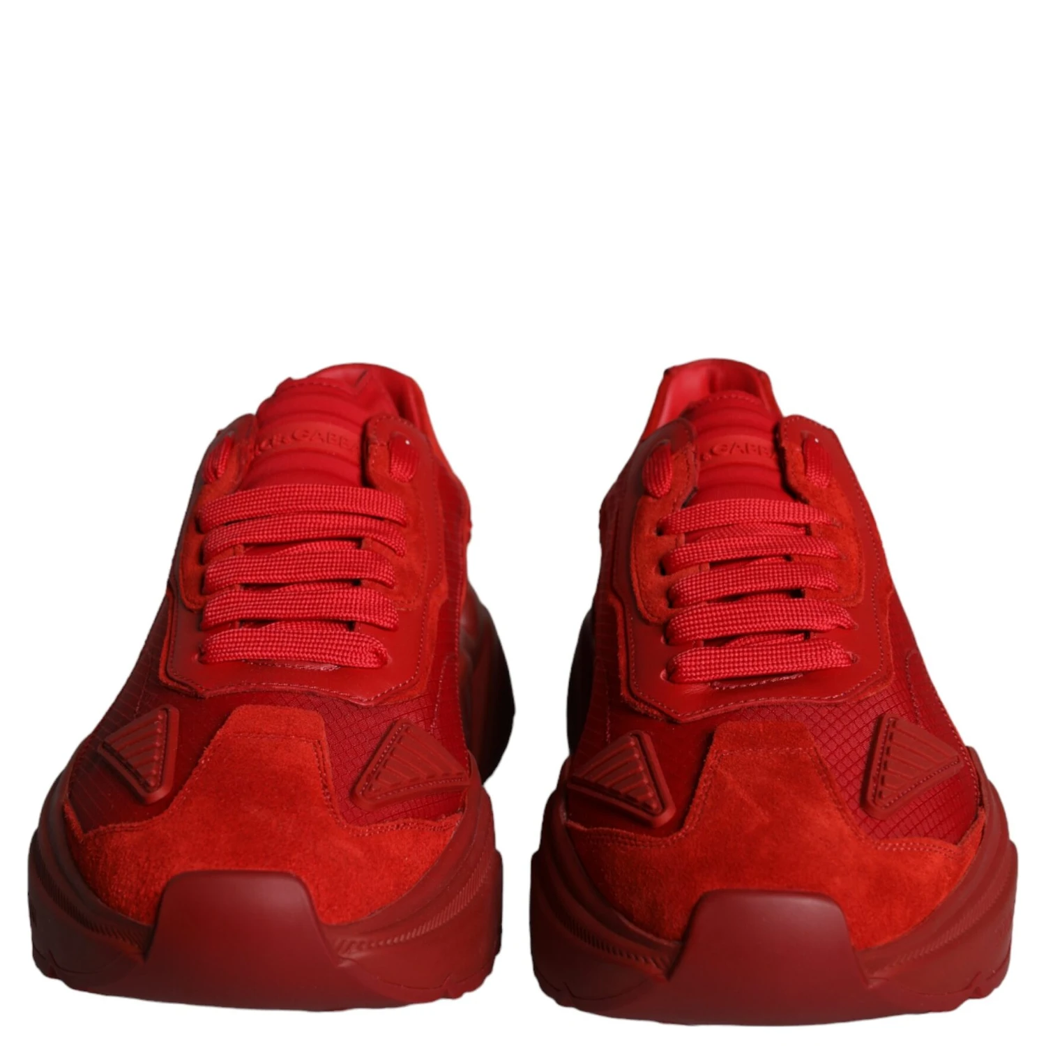 Red Leather Daymaster Low Top Sneakers Shoes