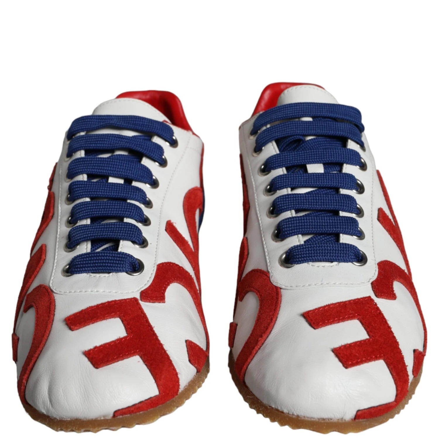 Multicolor Leather Logo Casual Sneakers Shoes