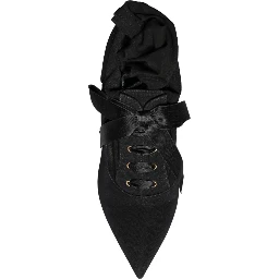 Black Stiletto Heels Mid Calf Boots Shoes