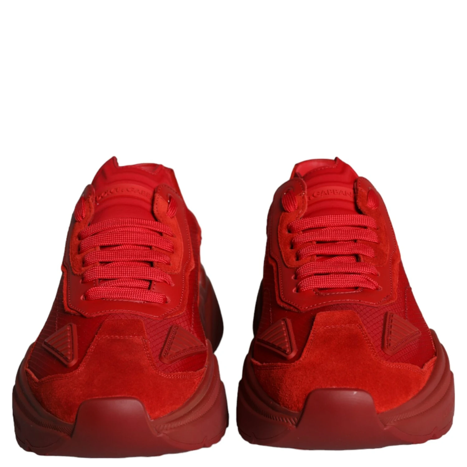 Red Leather Daymaster Low Top Sneakers Shoes