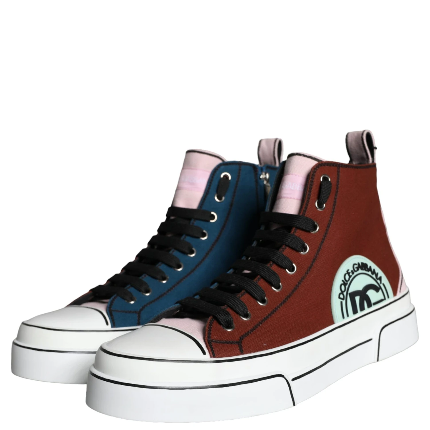 Multicolor Patchwork High Top Sneaker Shoes