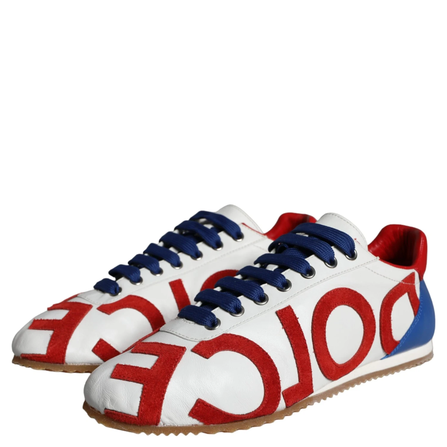 Multicolor Leather Logo Casual Sneakers Shoes