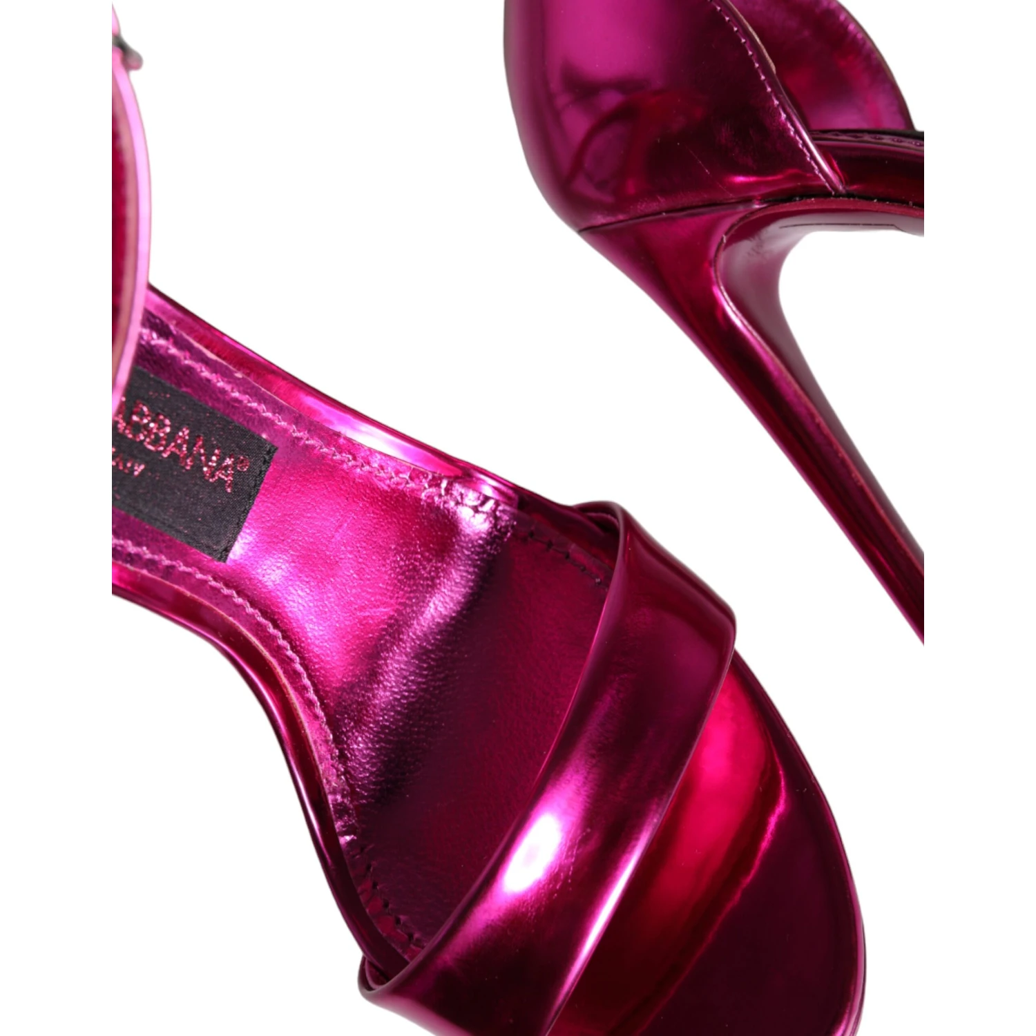 Fuchsia KEIRA Heels Ankle Strap Sandals Shoes