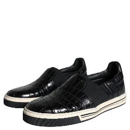 Black Leather Loafers Slippers Casual Shoes