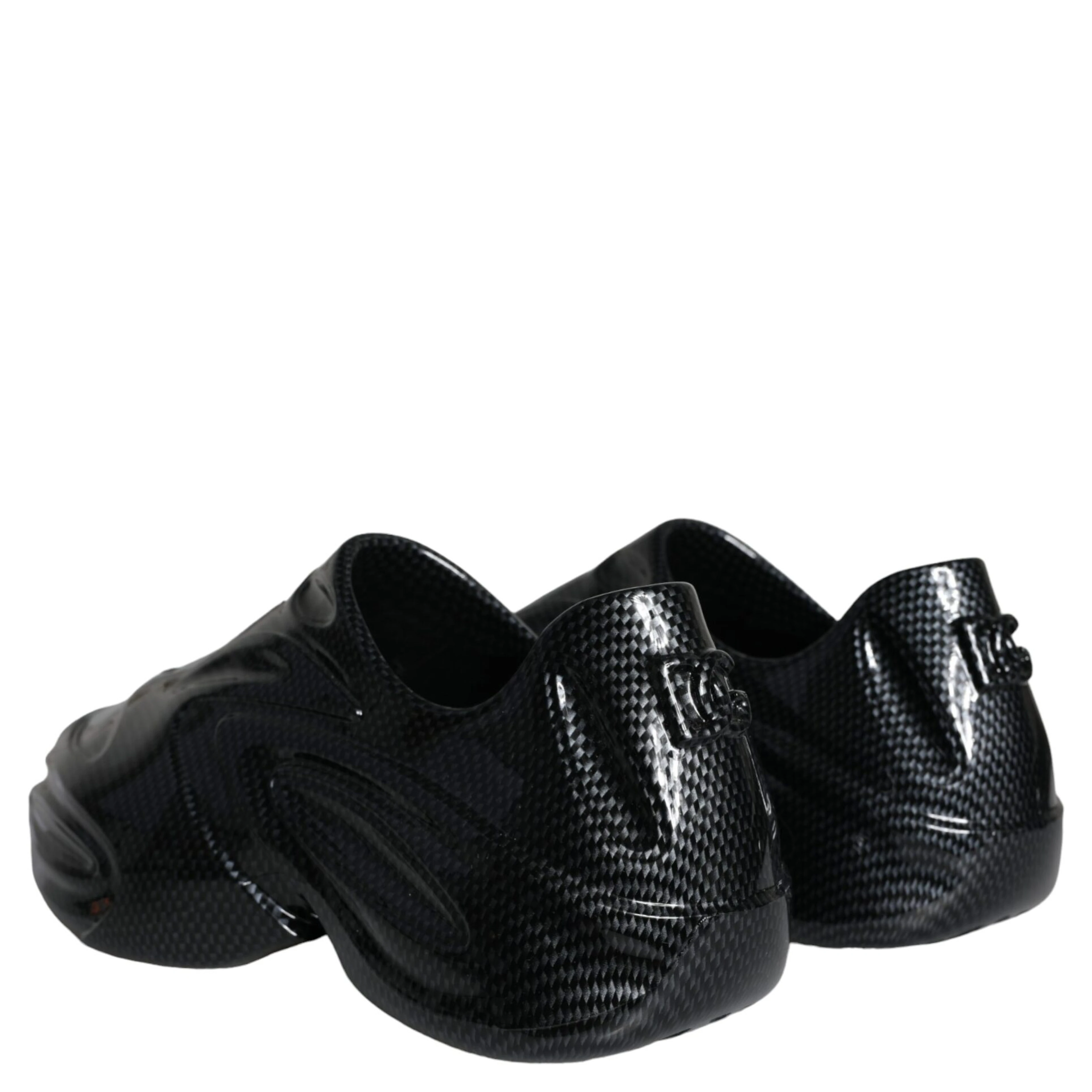 Black Foiled Rubber Toy Low Top Men Sneakers Shoes