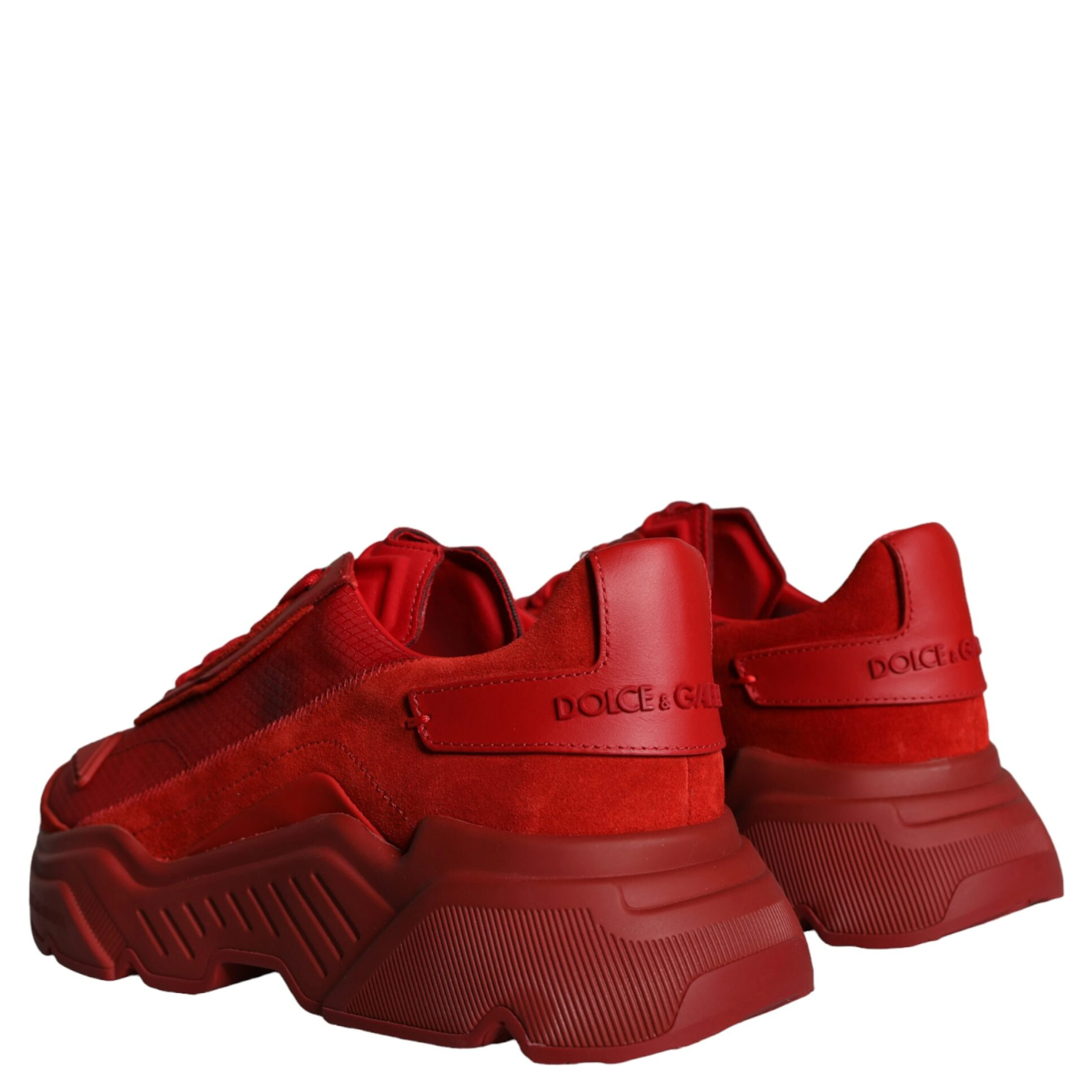 Red Leather Daymaster Low Top Sneakers Shoes