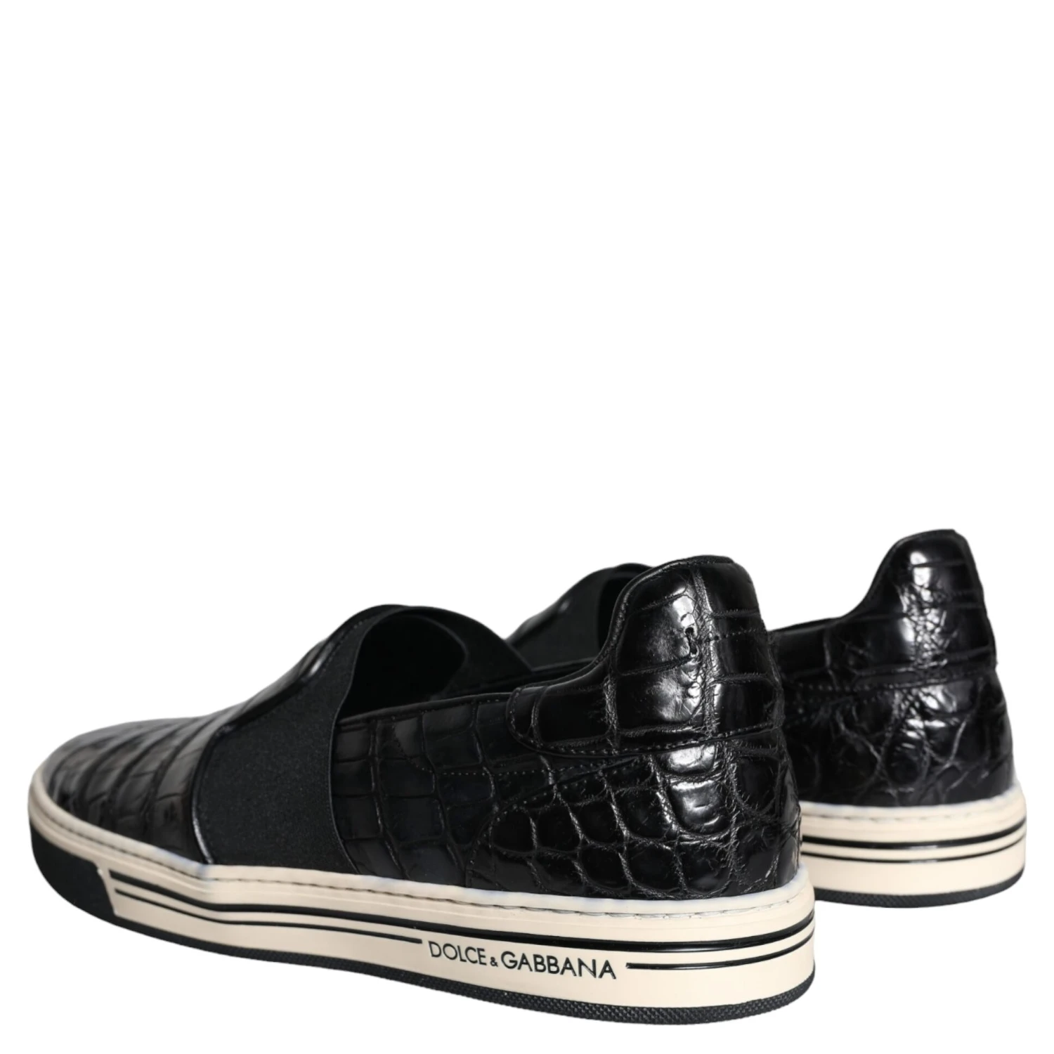 Black Leather Loafers Slippers Casual Shoes