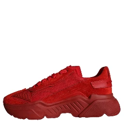 Red Leather Daymaster Low Top Sneakers Shoes