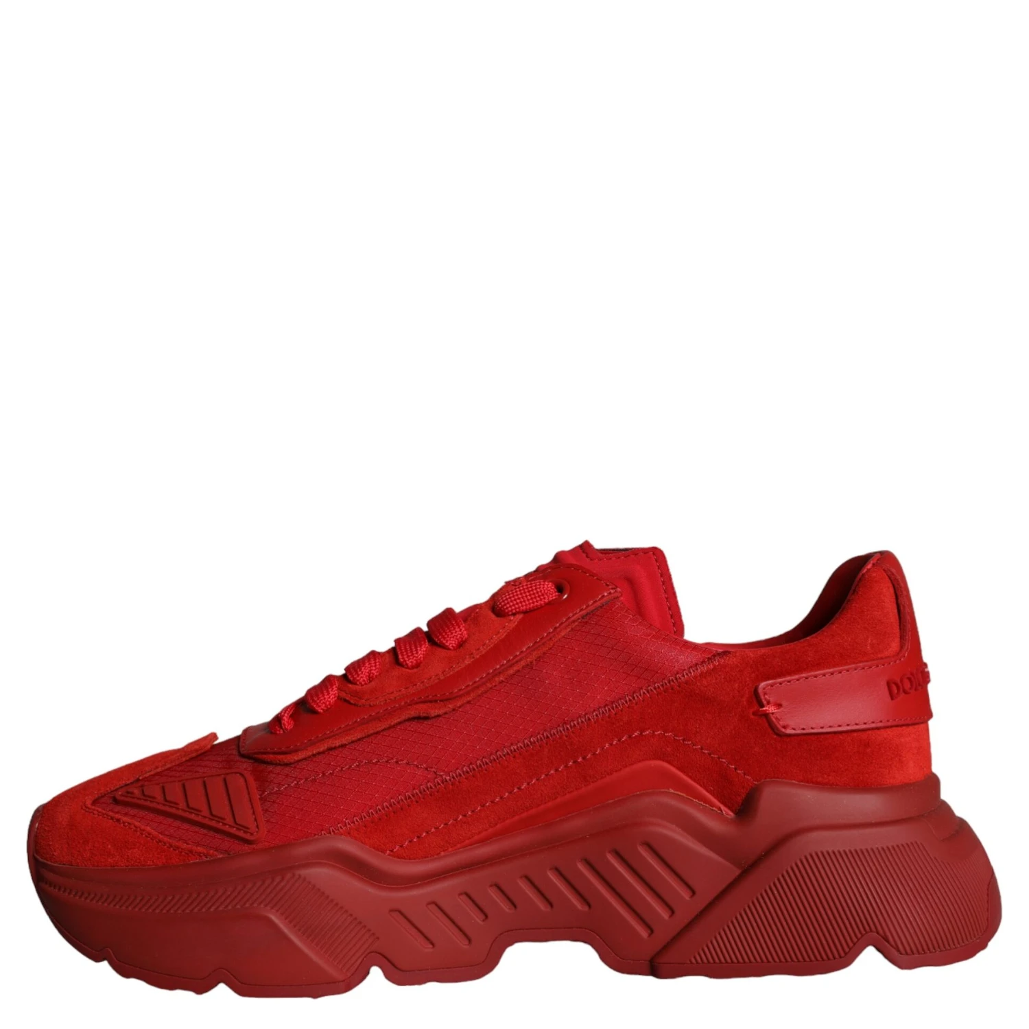 Red Leather Daymaster Low Top Sneakers Shoes