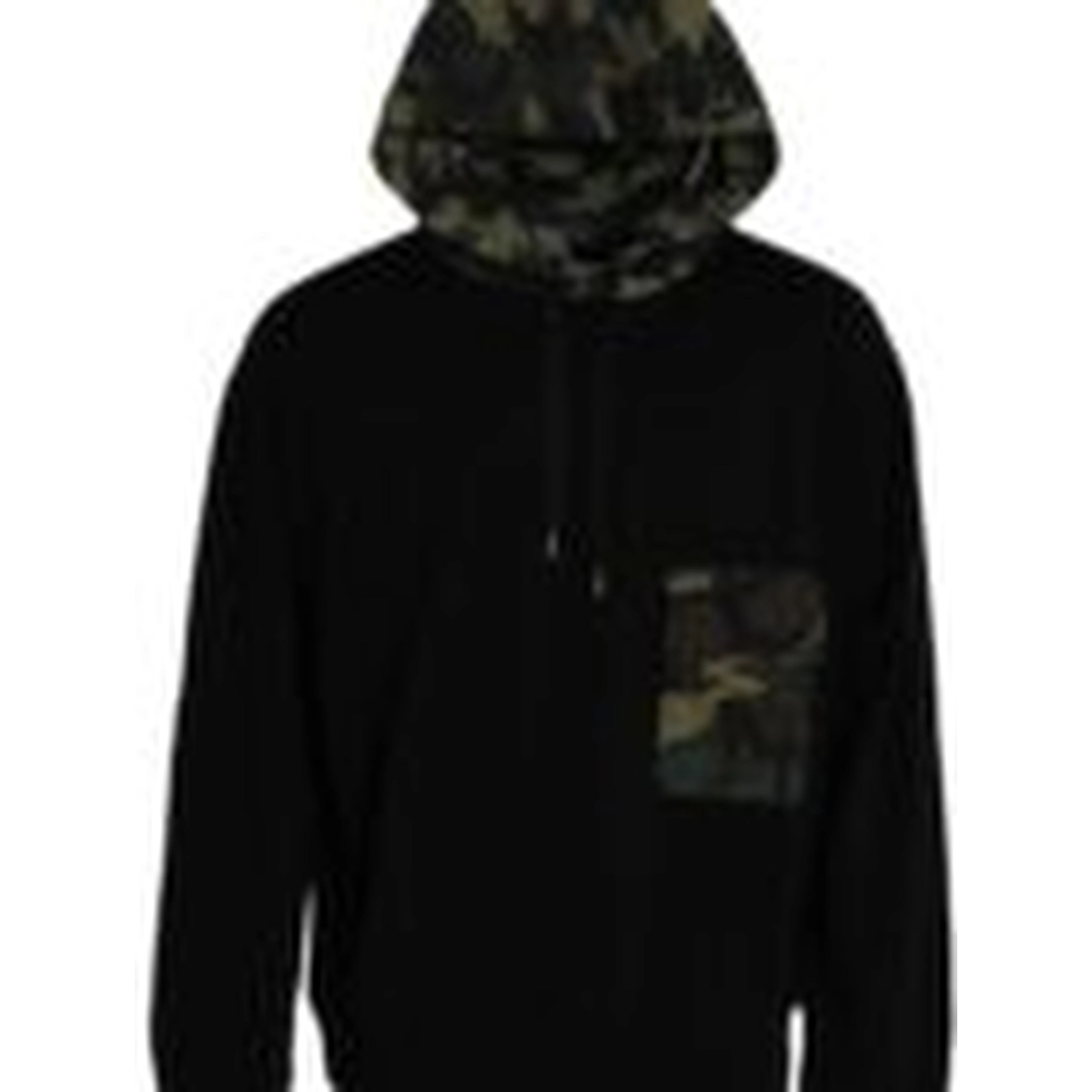 Black Camouflage Hooded Sweatshirt Sweater