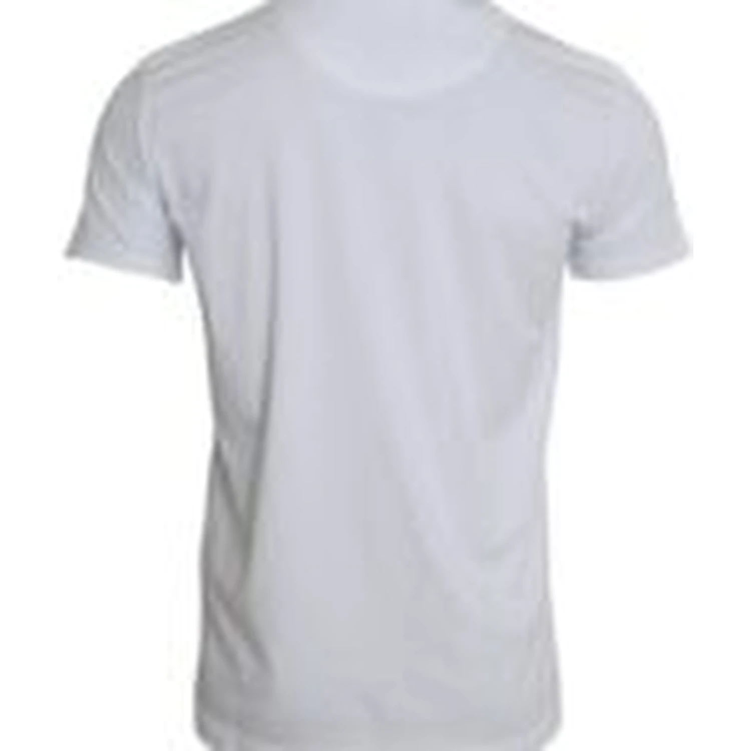 White Cotton Roundneck Short Sleeve T-shirt