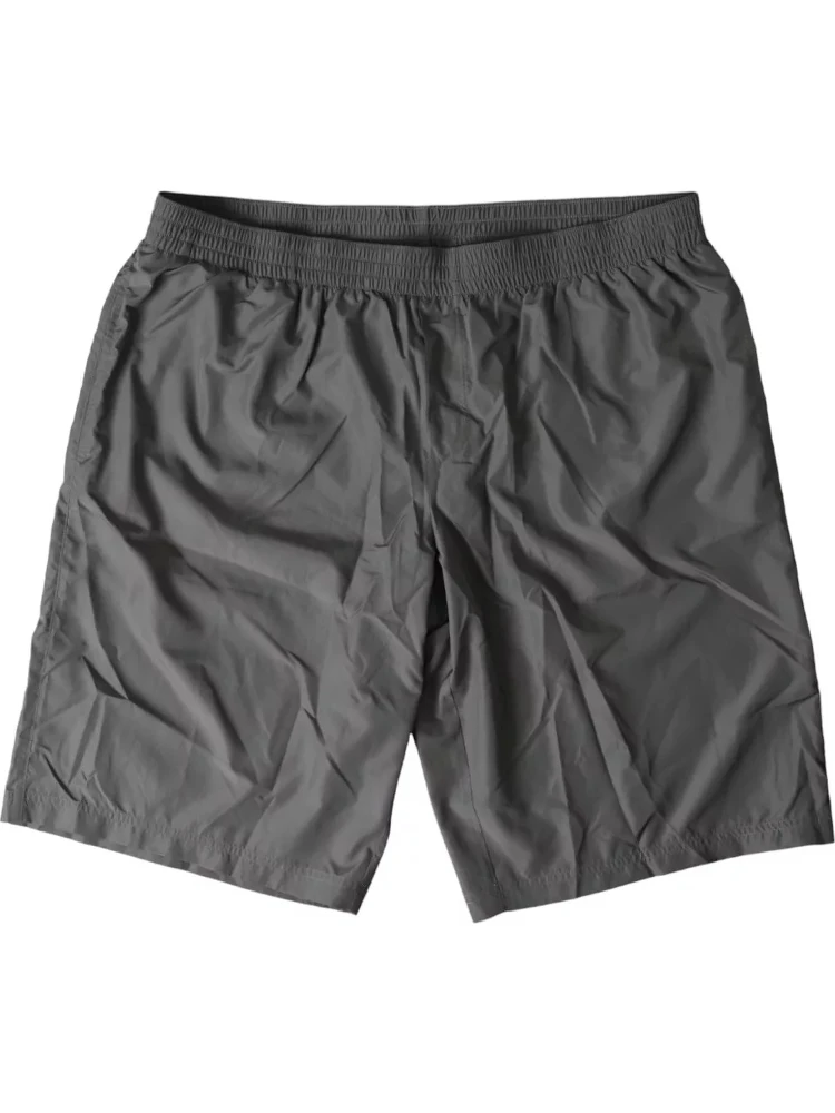 Dark Gray Polyester Beachwear Shorts Swimwear Men