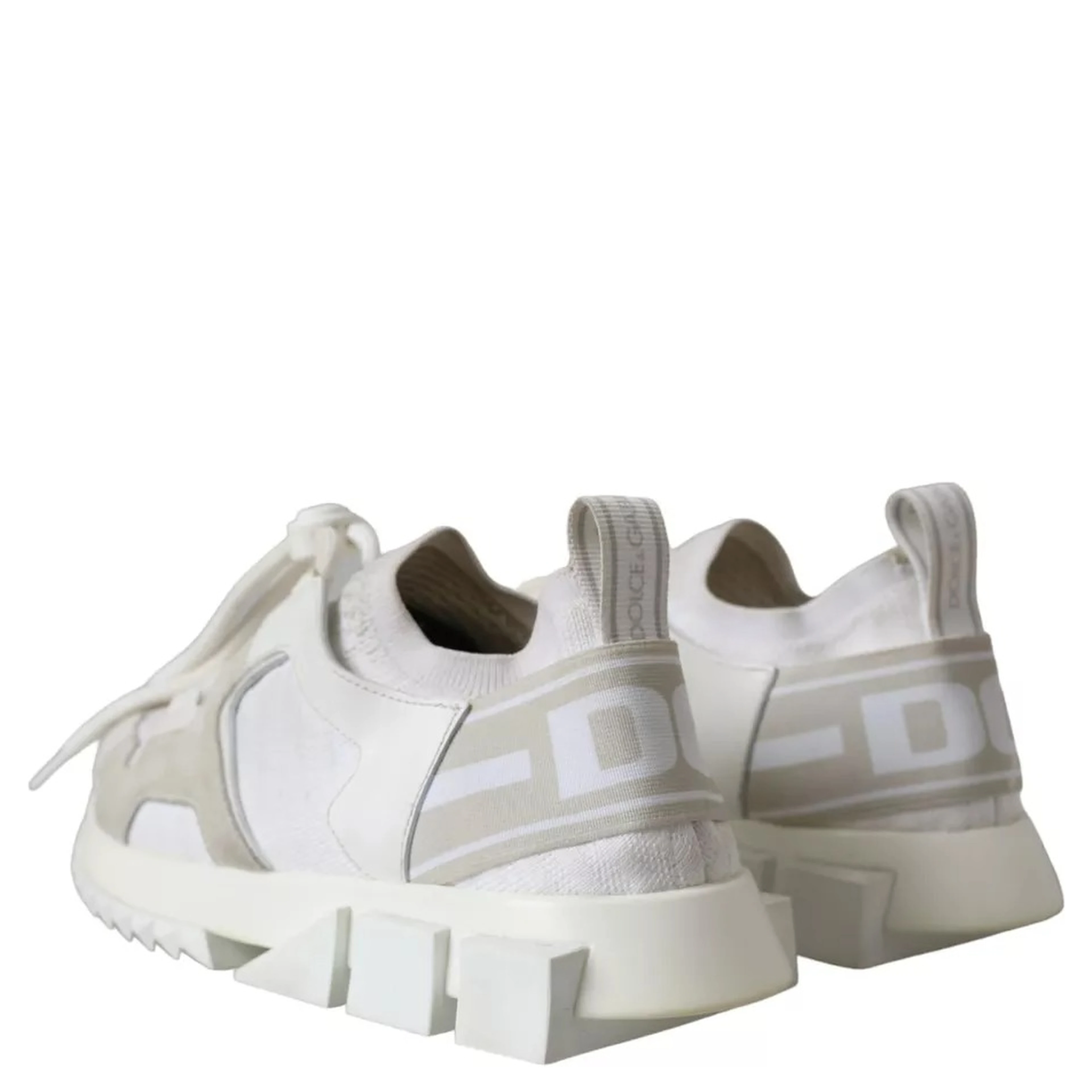 White Mesh Sorrento Trekking Sneakers Shoes