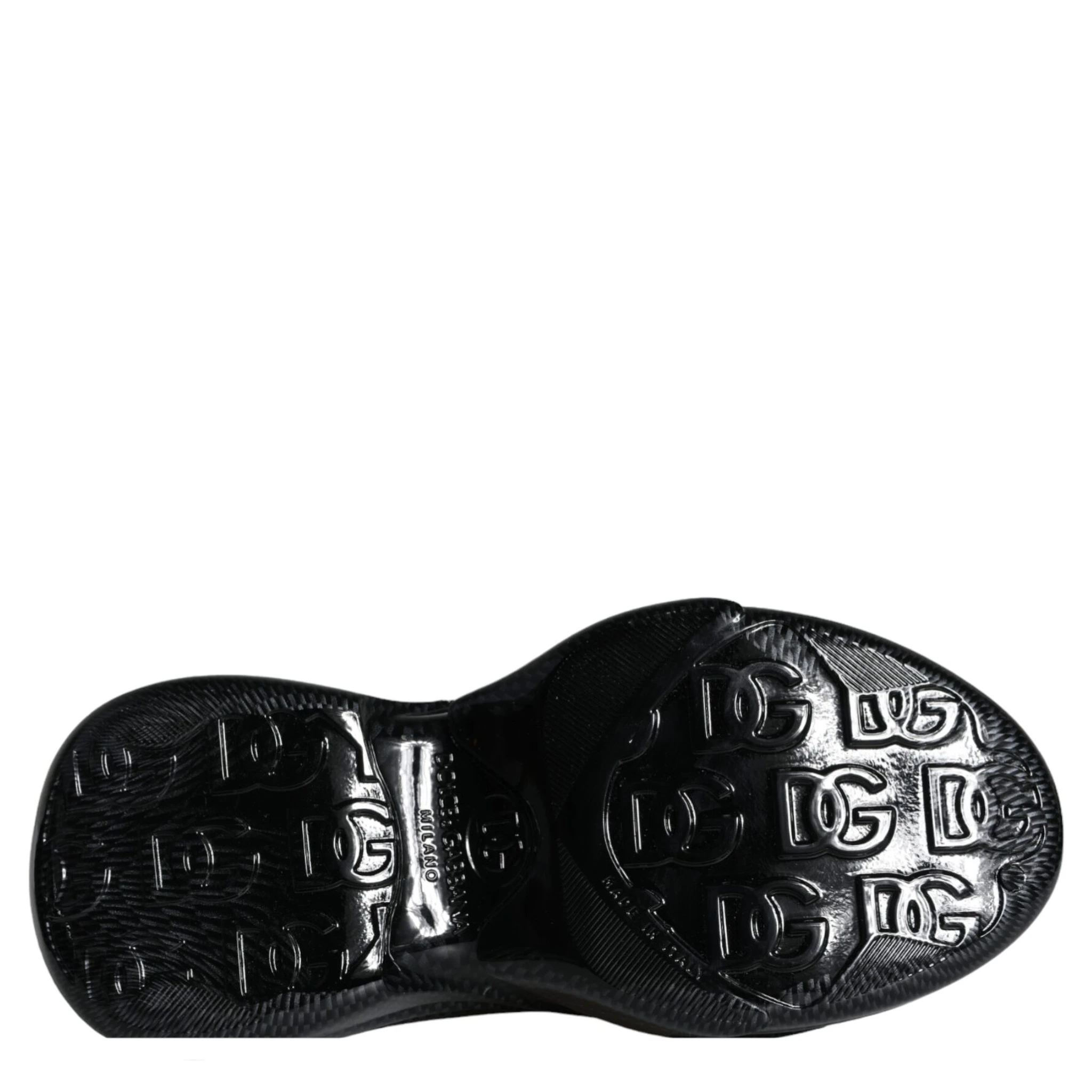 Black Foiled Rubber Toy Low Top Men Sneakers Shoes
