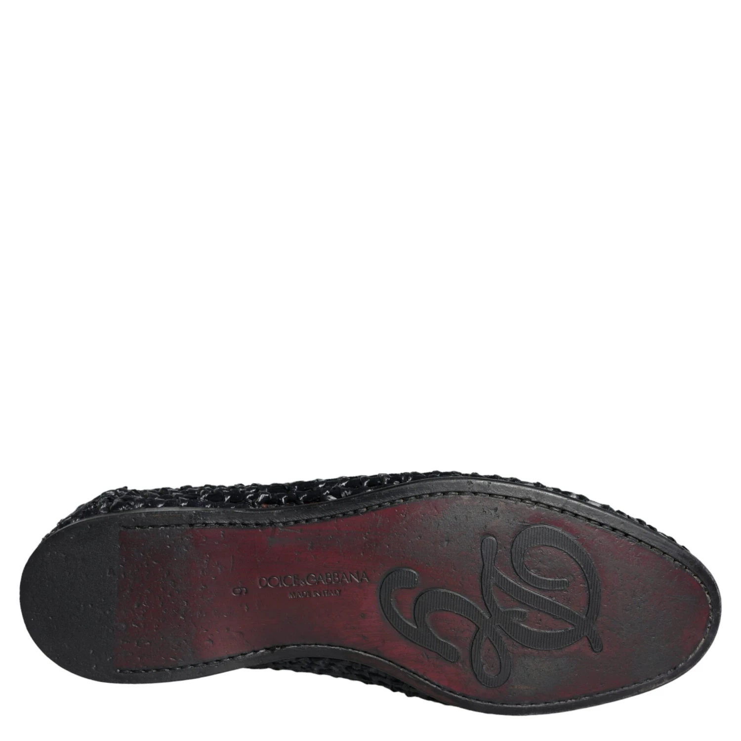 Black Woven Raffia Slip On Loafers Men Shoes