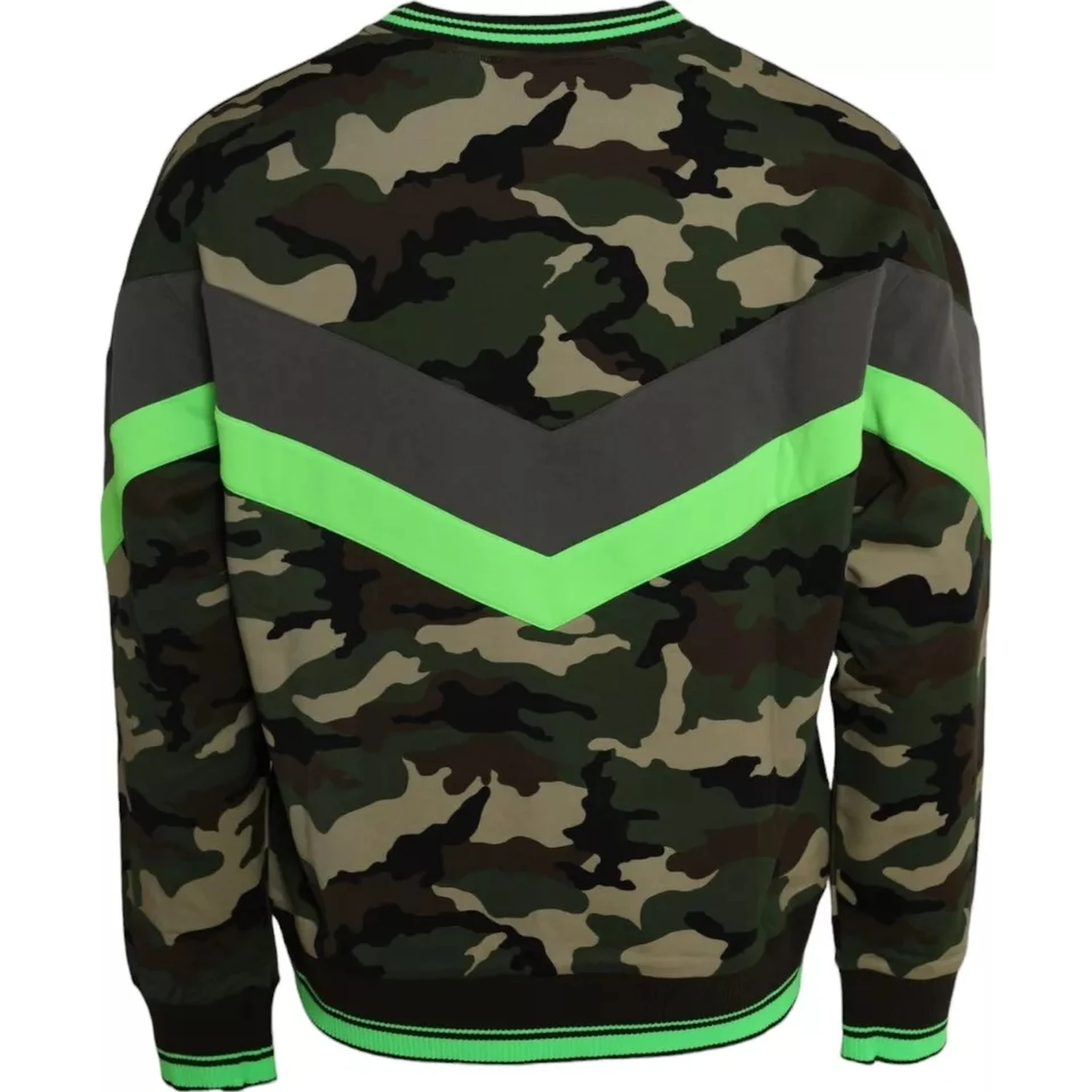 Multicolor Camouflage Sweatshirt Sweater
