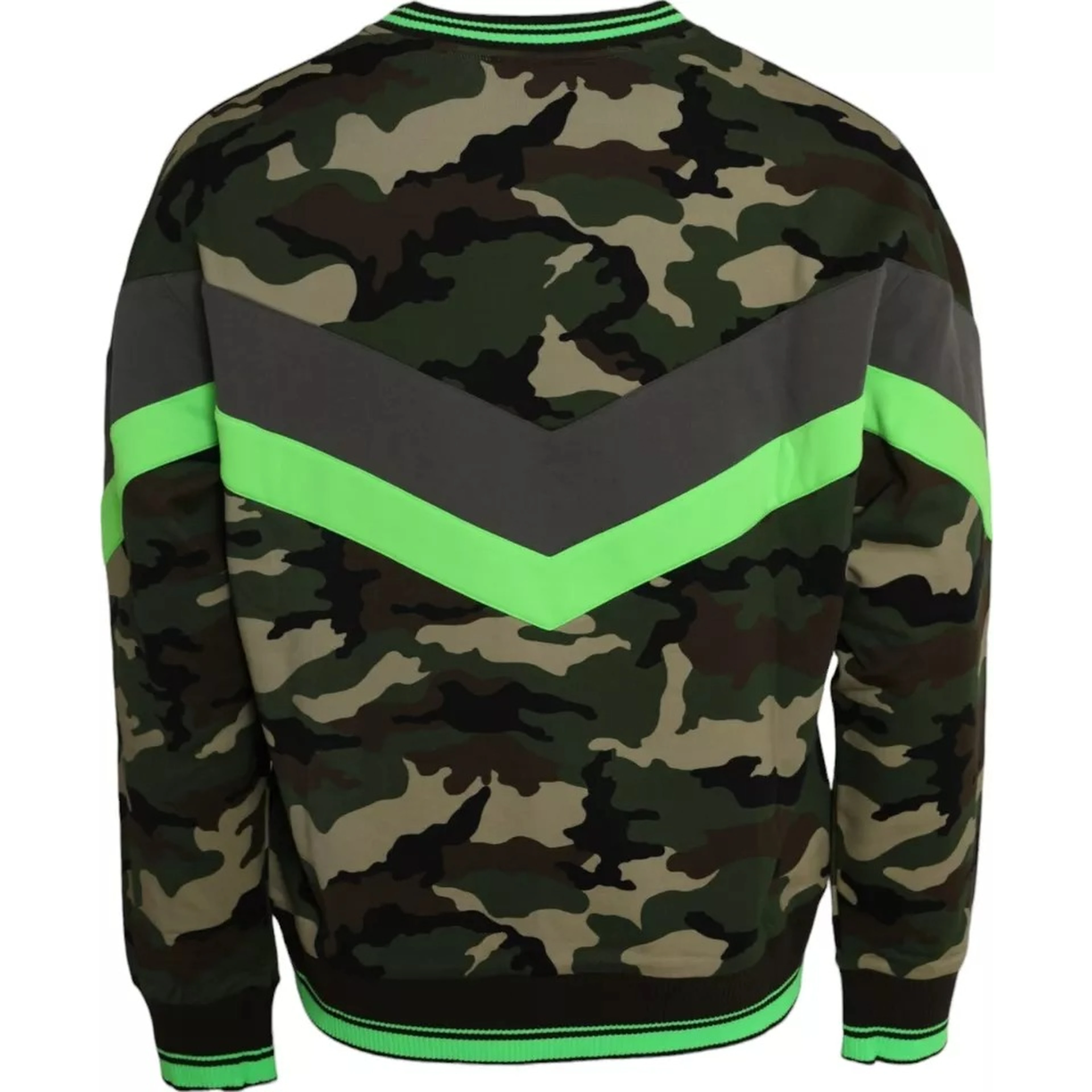 Multicolor Camouflage Sweatshirt Sweater