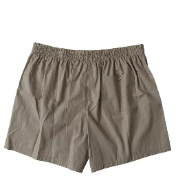 Brown Cotton Regular Boxer Shorts Underwear