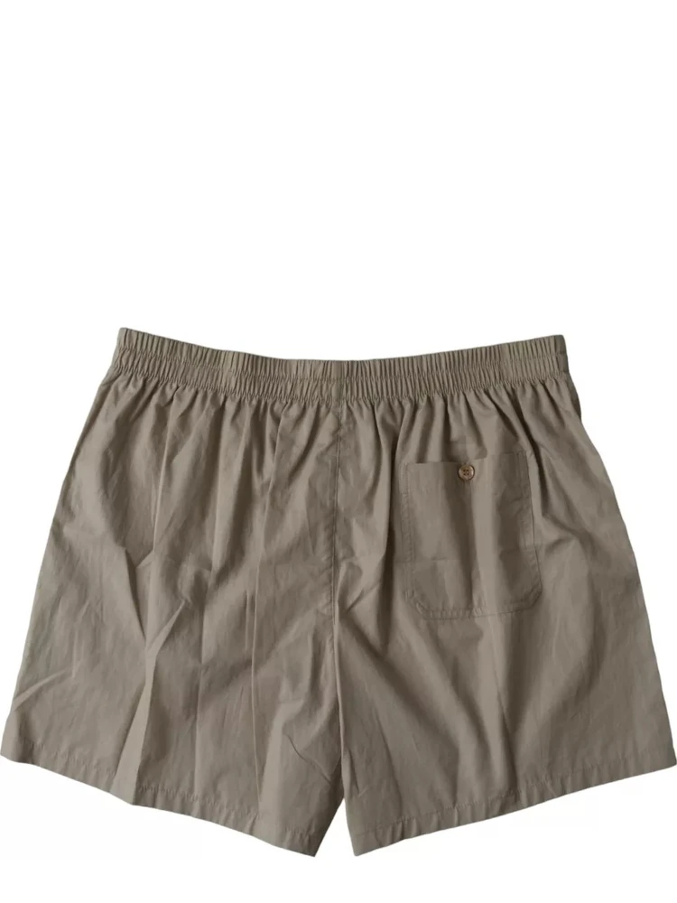 Brown Cotton Regular Boxer Shorts Underwear
