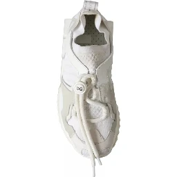 White Mesh Sorrento Trekking Sneakers Shoes