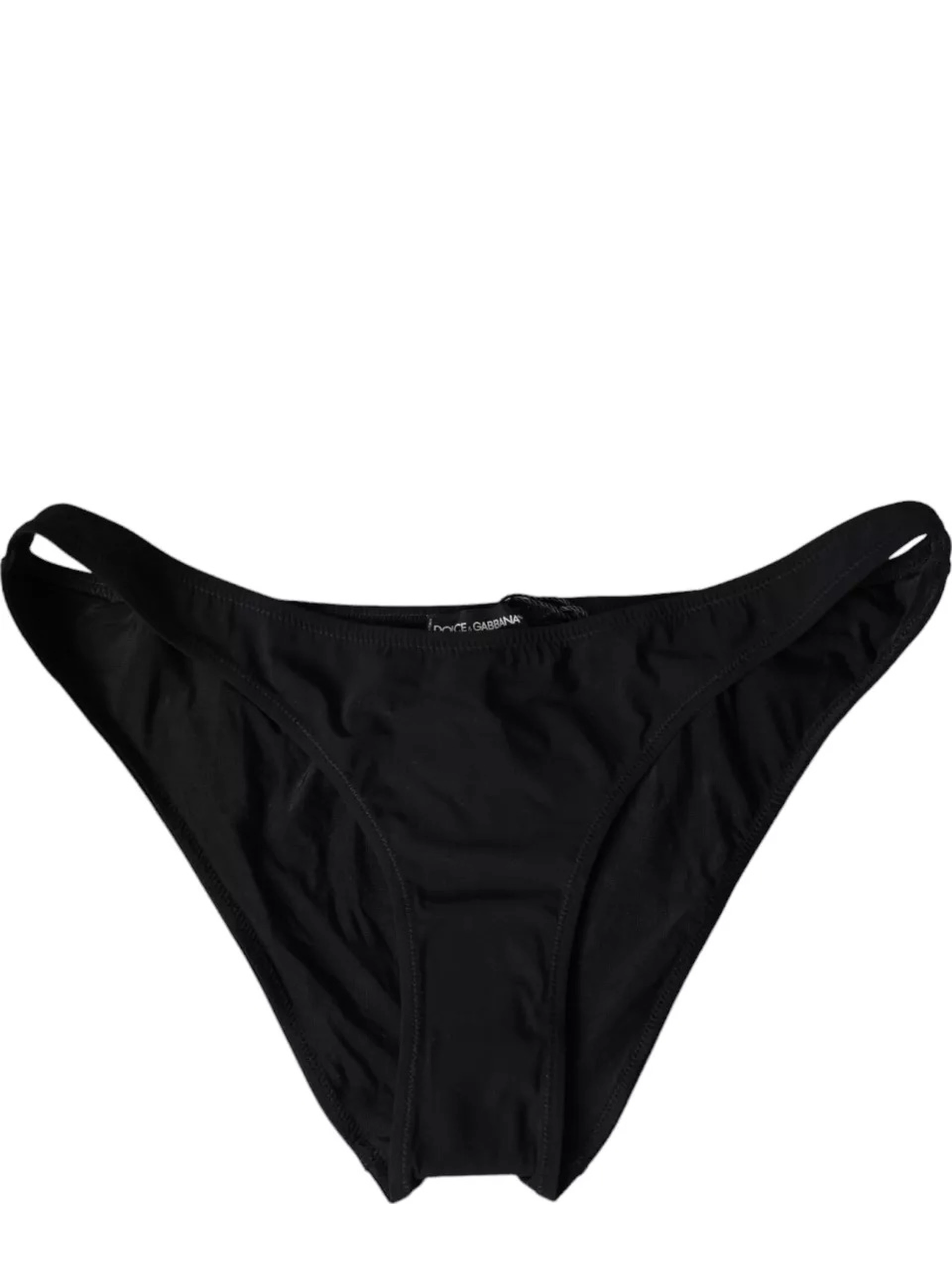 Black Nylon Swimwear Beachwear Bottom Bikini
