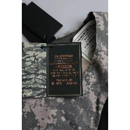 Multicolor Camouflage Cotton Round Neck Men T-shirt