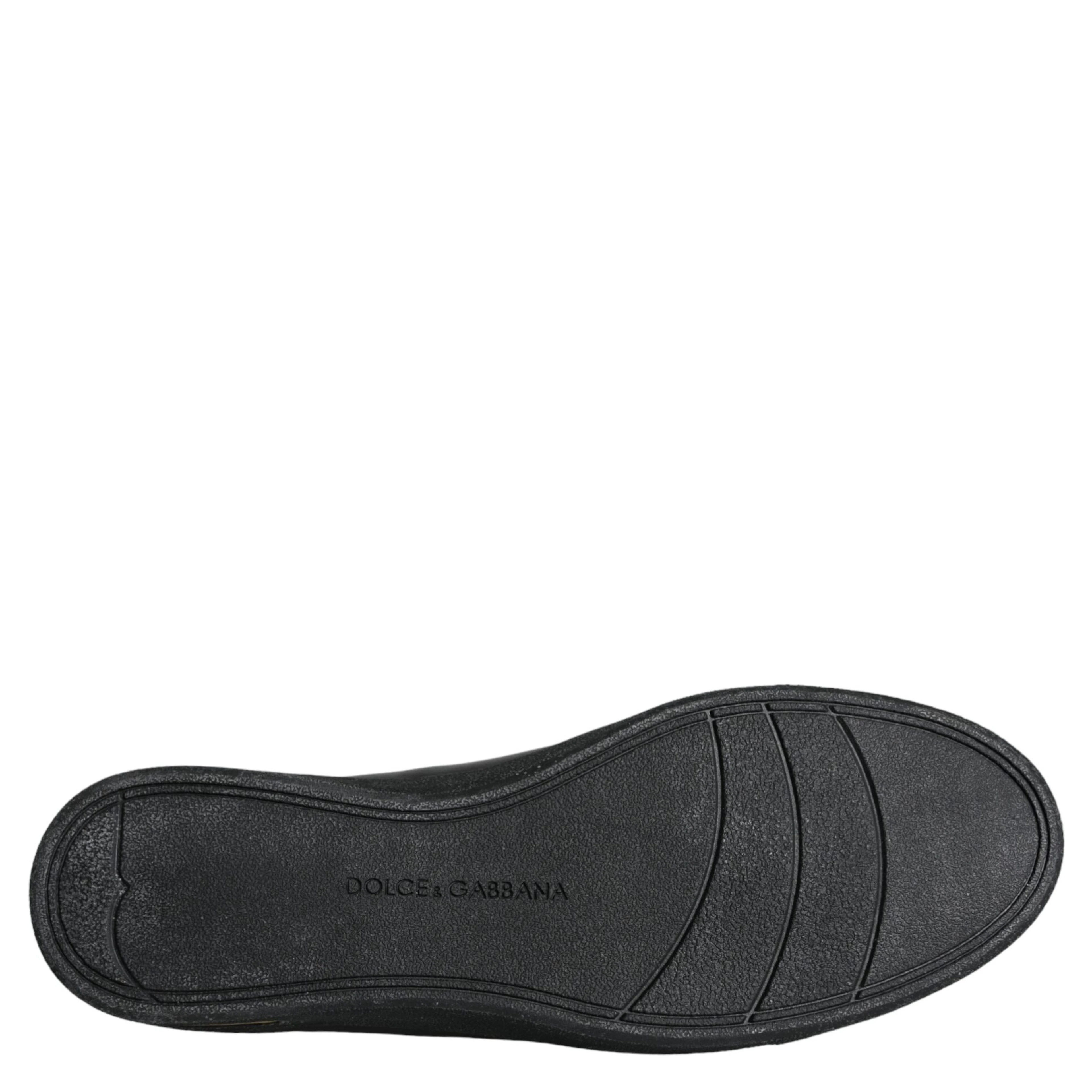 Black Gold Leather Classic Sneakers Shoes